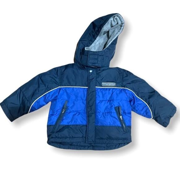 ZEROXPOSURE Blue Toddler Reversible Winter Coat Sz 2T - Picture 1 of 4